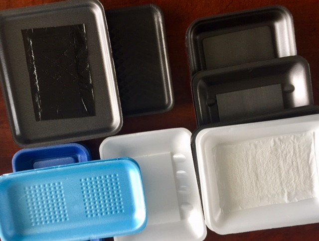 food trays - colours